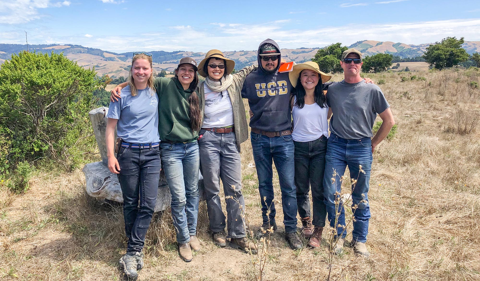 Summer interns at TomKat Ranch 2020