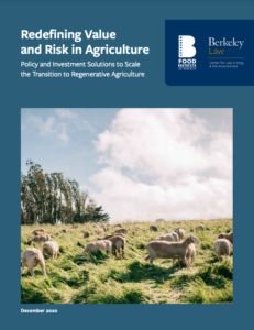 Redefining Value and Risk in Agriculture Policy and Investment Solutions to Scale the Transition to Regenerative Agriculture