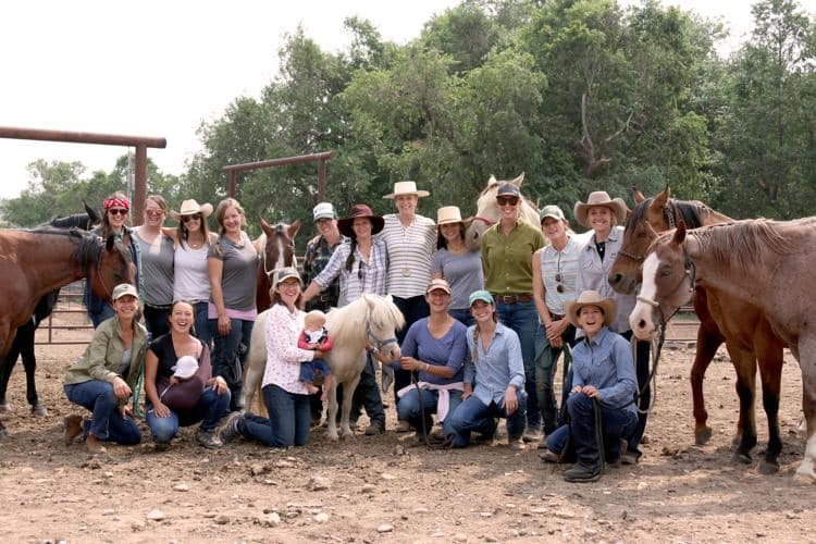 A group photo of Women in Ranching