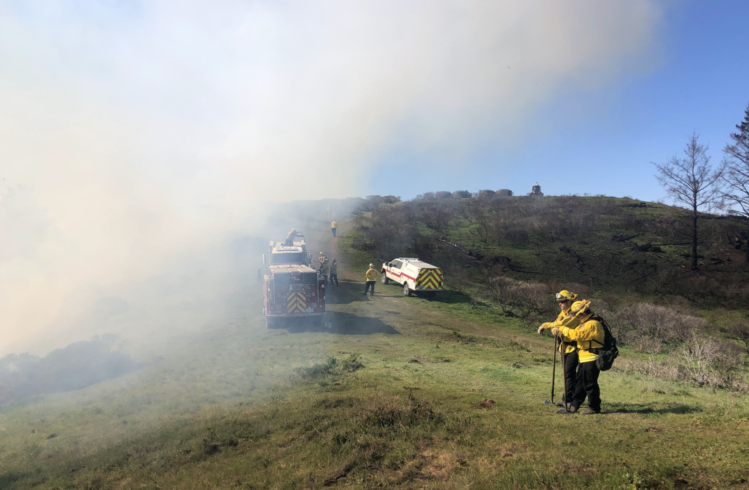 CalFire at TomKat Ranch