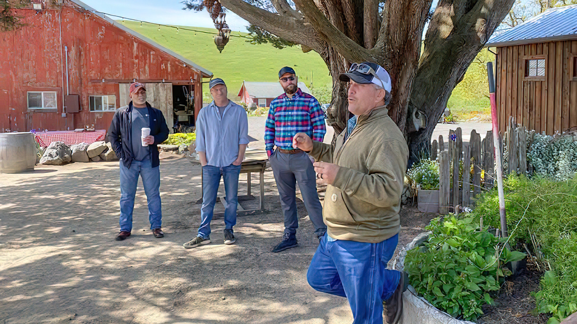 Loren Poncia of Stemple Creek Ranch addressing attendees.