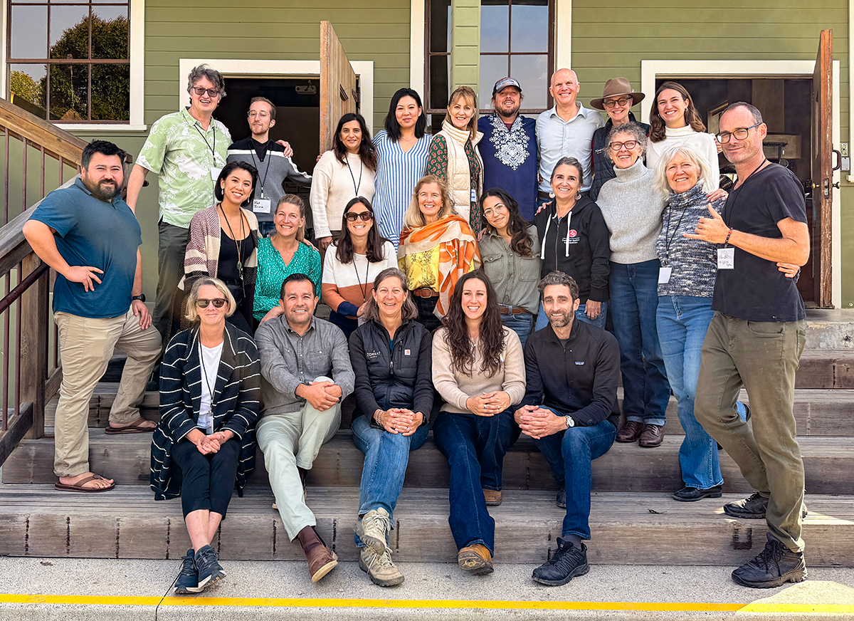 Nourish 2.0 participants from WorldLink, Food + Planet, the Office of Kat Taylor, and TKREF pose for a celebratory group photo.