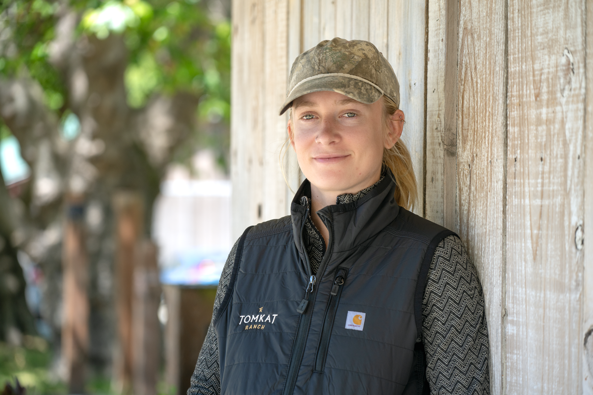 Sydney Harris, TomKat Ranch, Small Ruminant Team